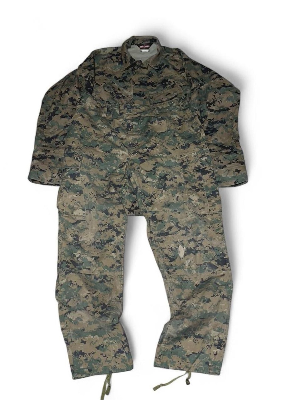 True Spec Digital Woodland Camo Military Uniform Set - Coat & Pants
